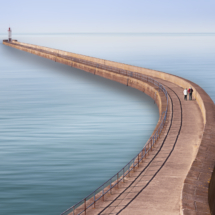 Couleur Série 2 - 1 ère place //
LOUHET Geneviève - Au bout c'est la mer